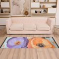 thumbnail image 2 of Yayeee Runner Rug for Bedroom 2'x6' Machine Washable Hallway Non Slip Mat, Bright Flowers, 2 of 8