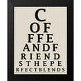 thumbnail image 2 of Greene, Taylor 12x14 Black Modern Framed Museum Art Print Titled - COFFEE CHART, 2 of 5