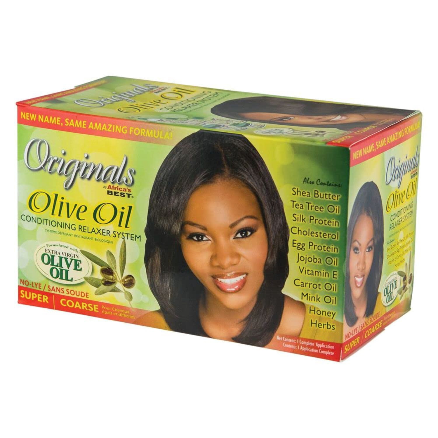 Africa's Best Originals Olive Oil Conditioning Relaxer System for
