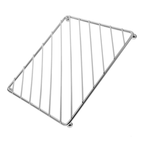 Toyvian Modern Iron Hot Dish Trivet Mat for Heat Insulation and Tabletop Safety