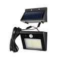 thumbnail image 1 of Methold Luz alimentada por energía Solar, 30 luces LED, lámpara de jardín a prueba de humedad, luz solar, Sensor de movimiento PIR, Suministros para perros 32LED Cable de extensión de 5 m, 1 of 6