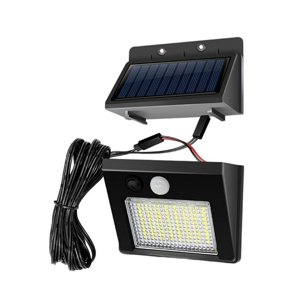 Luz alimentada por energía Solar, lámpara de jardín a prueba de humedad para exteriores, Sensor de movimiento PIR, lámparas impermeables, Suministros para perros 32LED Cable de extensión de 5 m Billuyoard PT004579-04