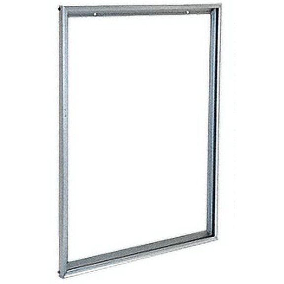 CRL D1950BA18X36 Brite Anodized 18" x 36" Aluminum Mirror Frame