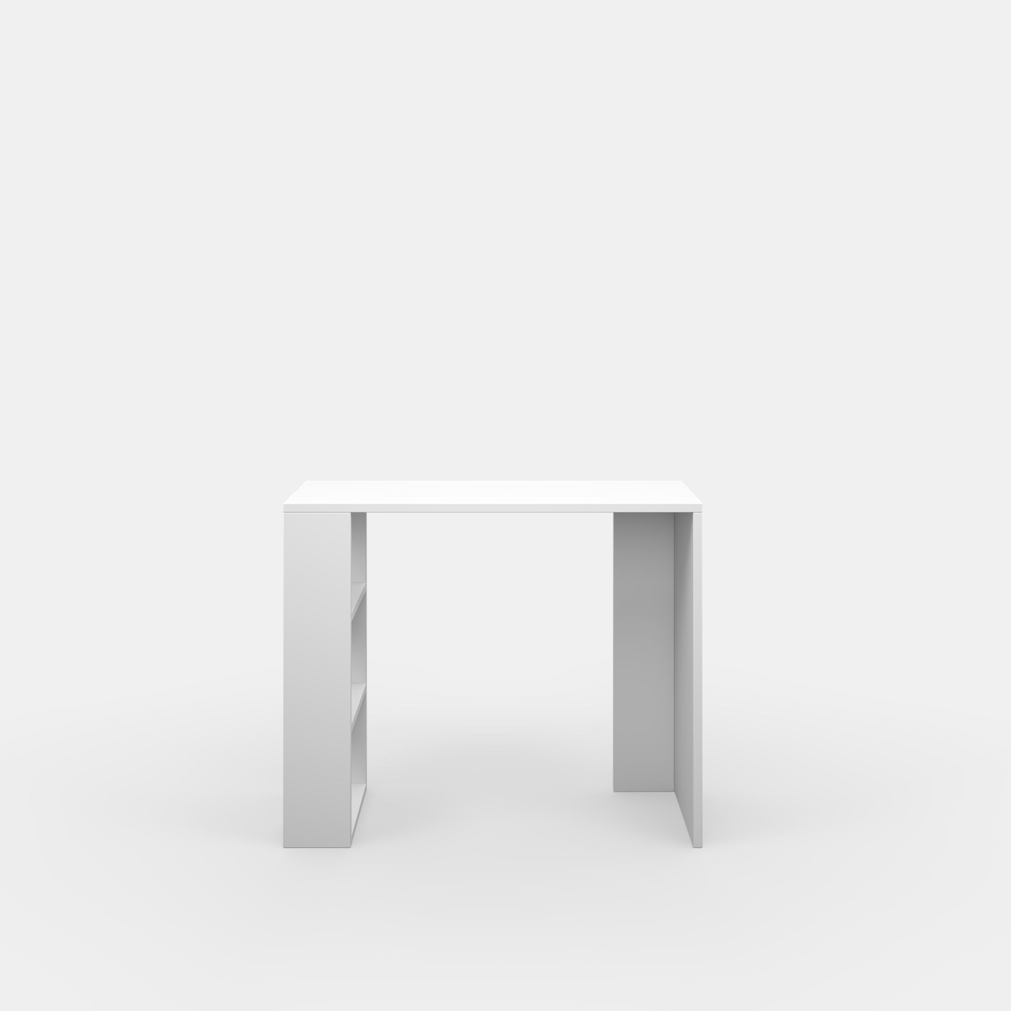 Ada Home Decor Furniture 3 Tier White Pennock Modern Desk