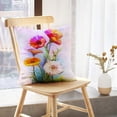 thumbnail image 5 of LALILO Throw Pillow Covers Oil Spring Flowers Still Life Yellow Cushion Cover 18" x 18", 4083 Pack, 5 of 6