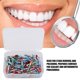 thumbnail image 2 of 100 unids/caja cepillo de pulido Dental resistente a altas temperaturas resistente al agua Metal blanqueamiento de dientes cabezal de cepillo de pulido para eliminación de manchas oso de fresa Electrónica, 2 of 3