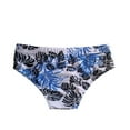 thumbnail image 5 of Jinhomg Men's Underwear Swim Briefs Breathable Comfy Low-Rise Swimsuits Lightweight Casual Palm Tree Print Summer Beach Swimwear with Drawstring Sales Today Clearance Men Blue XXL, 5 of 8