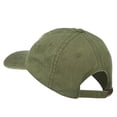 thumbnail image 3 of My Grandkids Love Me Embroidered Washed Cap - Olive Green OSFM, 3 of 5