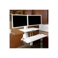 thumbnail image 3 of Ergotron WorkFit-S Dual Workstation - Standing desk converter - rectangular - aluminum, high-grade plastic - white, 3 of 4