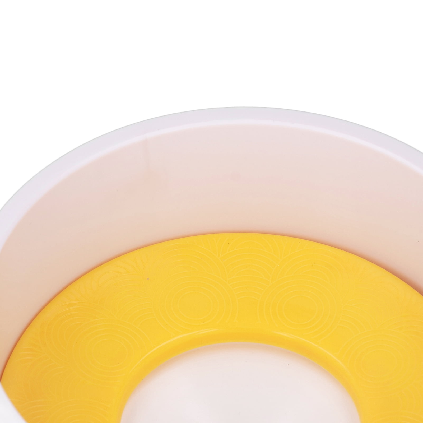 Nieyigj Premium Pet Slow Water Feeder Bowl, Splash Proof & Prevent Slip Raised Water Dispenser, Interactive Dog & Cat Slow Drinking Bowl, Bright Yellow (8.66 in / 22 cm)