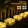 thumbnail image 3 of Hands DIY 4 Pzas Cubo de Hielo Lights Luz de Ladrillo Solar LED para Exteriores Encendido/apagado Automático Lámpara de Cubo Cuadrado Solar IP68 Luz Enterrada Impermeable para Escaleras de Patio Camino de Jardín, 3 of 11
