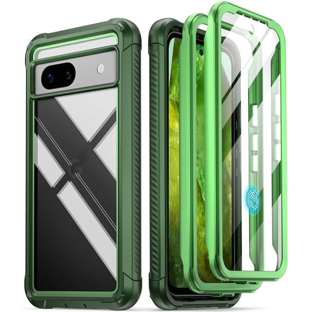 Funda Poetic Guardian compatible con Pixel 8A 5G con protector de pantalla
