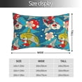 thumbnail image 2 of Fotbe Japanese Koi Funda de Almohada Decorativa Estilo Occidental, Lujo en Algodón, Fundas para Almohadas King, Cojín Estampado para Decoración del Hogar-20"x30", 2 of 6