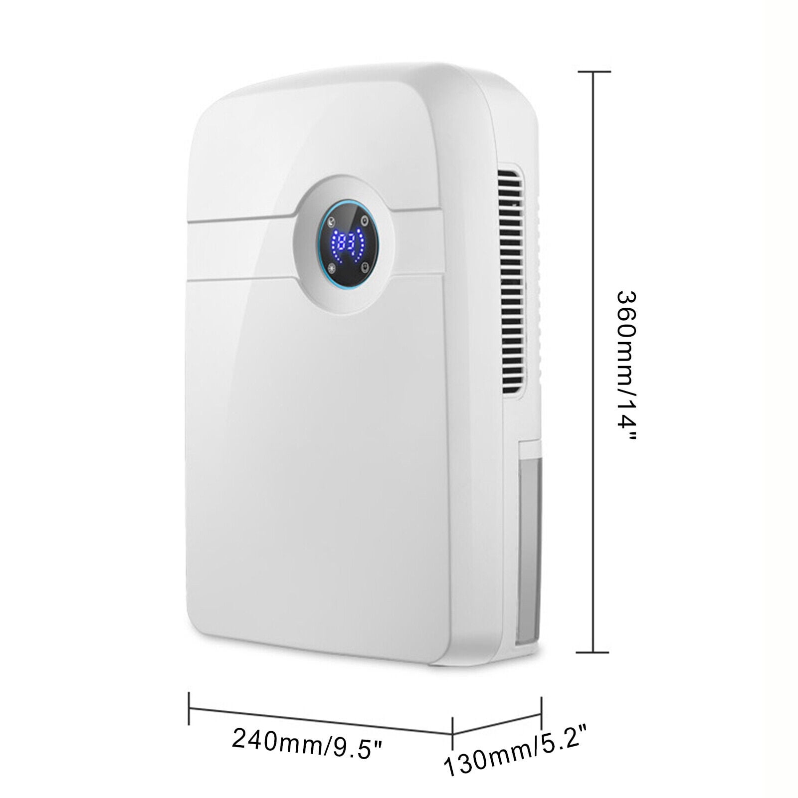 Dehumidifier Air Dryer for Home Basements Humidity Remote Control 10-20㎡ 2.5L