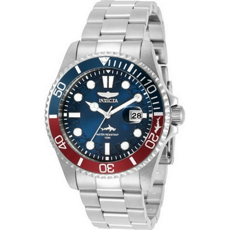 Invicta Pro Diver Stainless Steel Blue Dial Quartz 30951 100M Mens Watch