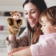 thumbnail image 4 of Cute Monkey Plush Hand Puppet for Kids Adults Animals Puppets Cartoon Monkey Stuffed Plush Puppets Toys, 4 of 4