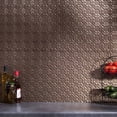 thumbnail image 5 of FASÄDE Traditional Style/Pattern 6 Decorative Vinyl 18in x 24in Backsplash Panel in Moonstone Copper (5 Pack), 5 of 7