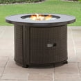 thumbnail image 3 of Better Homes & Gardens Colebrooke 37" Round 50,000 BTU Propane Gas Fire Pit Table with Glass Beads, Metal Lid and Protective Cover, 3 of 14