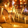 thumbnail image 3 of LINLIN Solar Icicle String Lights Garden,Waterproof 200LED 72ft Twinkling Crystal Ice Cone String Lights Window Decorative Fairy Lights 8 Mode Timer for Outdoor Indoor Christmas Wedding Party, 3 of 9