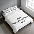 thumbnail image 3 of Peach Bedding Four Piece Set Polyester Microfiber Comforter Cover Sheet Pillowcases for Cozy Bedroom Dorm, 3 of 6