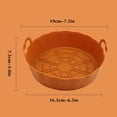 thumbnail image 4 of Aqestyerly Air Fryer Basket Liner,Reusable Fryer Accessory for Easy Cleaning,Parchment Liner Replacement, 4 of 7