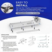 For StructureScan 3D HD TotalScan Transducer 000-12603-001 Transom Mount Bracket