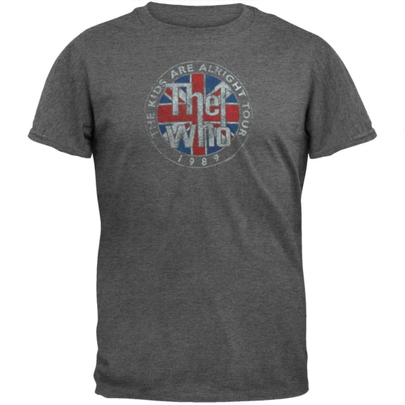 The Who Men's Kids Are Alright Tour 1989 Soft Short Sleeve T Shirt