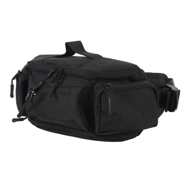 Sac de Taille Grande Capacité avec Multiples Compartiments et Coussin de Dos en Maille pour Voyage Randonnée Course