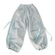 thumbnail image 2 of Odeerbi 5-16 Años Niños Niñas Cargo Pantalones Deportes Pantalones de Pierna Ancha Primavera Suelta Pantalones de Trabajo Con Múltiples Bolsillos, 2 of 5