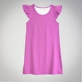 thumbnail image 2 of Plebaso Robes pour Bébés Filles Été Col Rond Manches Volantes Dégradé Robe d'Été Mode Enfants, 2 of 3