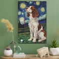 thumbnail image 2 of Welsh Springer Spaniel Vintage Dog Golf Canvas – Artistic Sports, Welsh Springer Spaniel Dog with Golf Stretched Canvas Size 8x12 Wall Print for Bedroom, Living Room, Office, 2 of 5