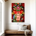 thumbnail image 2 of Elephant Stock Frida A Love Story Wall Art - Vertical Canvas Wall Art - Living Room Wall Decor - People Canvas - Red And Green Decor By Hue And Mi And Sangita - 32" x 48", 2 of 8