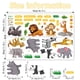 thumbnail image 3 of Adhesivos de pared con dibujos animados de animales de safari para niños, PVC, 30 x 90 cm, 3 of 3