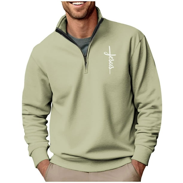 Blusa y camisa de manga larga con cuello alto para hombre, ropa deportiva para el hogar, pijamas, camiseta de color liso, blusa deportiva de poliéster para hombre