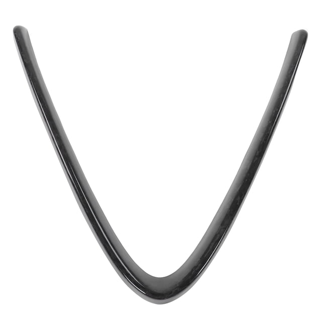 Car Exterior Decoration,Front Grille Cover V Carbon Fiber Grille Frame Grill Frame Trim Exquisite Design