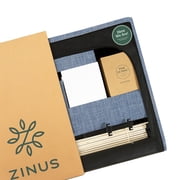 Zinus Lottie 43 Upholstered Platform Bed Frame, Blue Slate, Queen