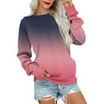thumbnail image 5 of kytmyeq Women's Shirt Casual Long Sleeved Halloween Printed Round Neck Raglan T-shirt Top, 5 of 5