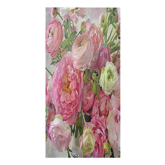 RKSupls Pink Bouquet Microfiber Beach Towel Absorbent Compact Towels for Swimming Pool Beach Travel Things for Vacation Essentials Adult Gift,61.4×30.3Inch