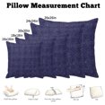 thumbnail image 6 of Throw Pillow Covers 16x16 Inch, Dark Purple Decorative Pillow Cases for Couch Sofa Bed, Farmhouse Vintage Solid Color Cotton Linen Square Home Decor Pillowcases with Hidden Zipper, 6 of 7