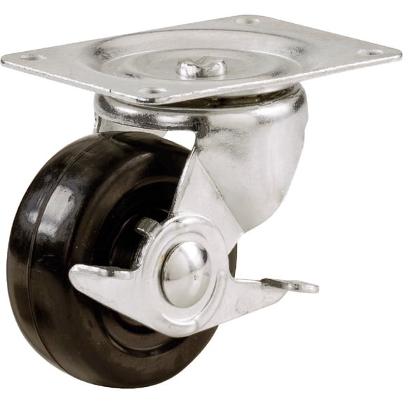 Richelieu F25086 125 Lb. Maximum Weight Capacity Commercial Grade Swivel Mount Caster