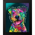 thumbnail image 2 of Dean Russo Collection 15x18 Black Modern Framed Museum Art Print Titled - Pit Bulls will steal your heart, 2 of 5