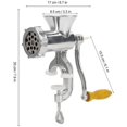 thumbnail image 3 of Máquina Tritacarne, picadora de carne manual de aleación de aluminio multifunción, picadora de pimienta y especias, herramientas de cocina Sailing Electrónica, 3 of 5