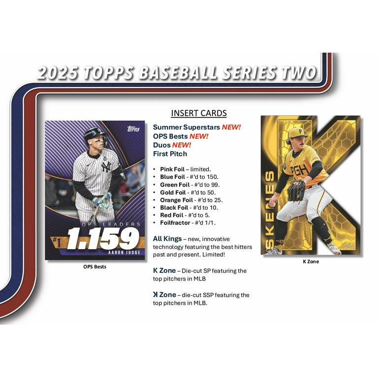 2025 Topps Series 2 Baseball Factory Sealed Retail Box ~ 20 Packs
