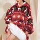 thumbnail image 2 of Sudadera con Manta Usable Narecte Oversized para Mujeres Adultas, 2 of 6