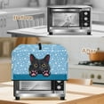 thumbnail image 5 of FOR U DESIGNS Cat Paw Blue Print Microwave Oven Dust Cover Dustproof Small Appliance Covers All-Season Microwave Oven Grill Covers Protector Home Decoration Accessories-S, 5 of 8