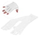 thumbnail image 3 of Fugacal guante protección 1 par blanco útil Anti UV Mitt guantes largos para luz UV/lámpara protección contra la radiación manicura Fugacal No se aplica, 3 of 6