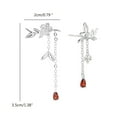 thumbnail image 5 of Heaven Official's Blessing Earrings Ear Studs Tian Guan Ci Fu Figure Jewelry,Xielian,Hua Cheng Dangle Earrings, 5 of 9