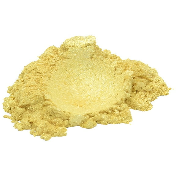 Sparkle Gold Yellow Luxury Mica Colorant Pigment Powder Cosmetic Grade 1 oz