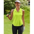 thumbnail image 7 of Pinspark Women's Sports Polo Shirts Sleeveless Summer Golf Tank Lightweight Quick Dry Collared Golf Shirt Sportswear, 7 of 7