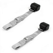 Standard 2 Point Gray Retractable Bucket Seat Belt Kit with 2 Belts for 1928-1932 Early Cars